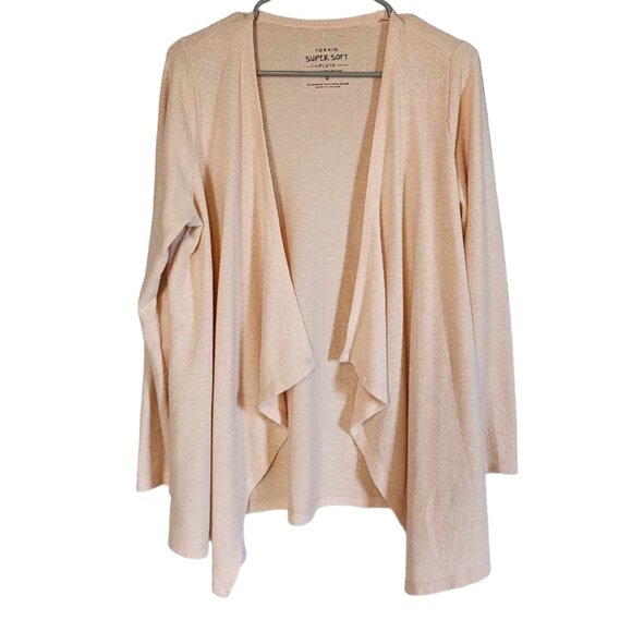 *HOST PICK* Torrid Super Soft Cardigan Peach - Picture 1 of 4